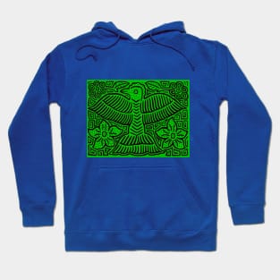 San Blas Island Pajaro - Green Hoodie